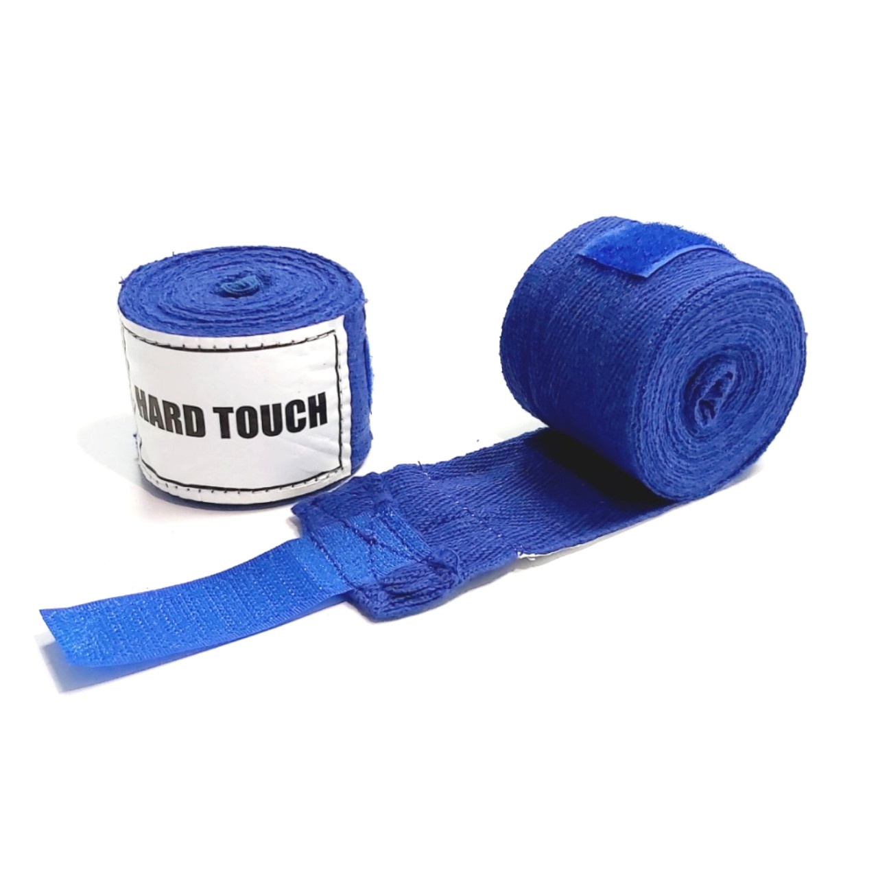 Бинти боксерські бавовна HARD TOUCH 3,5 м сині