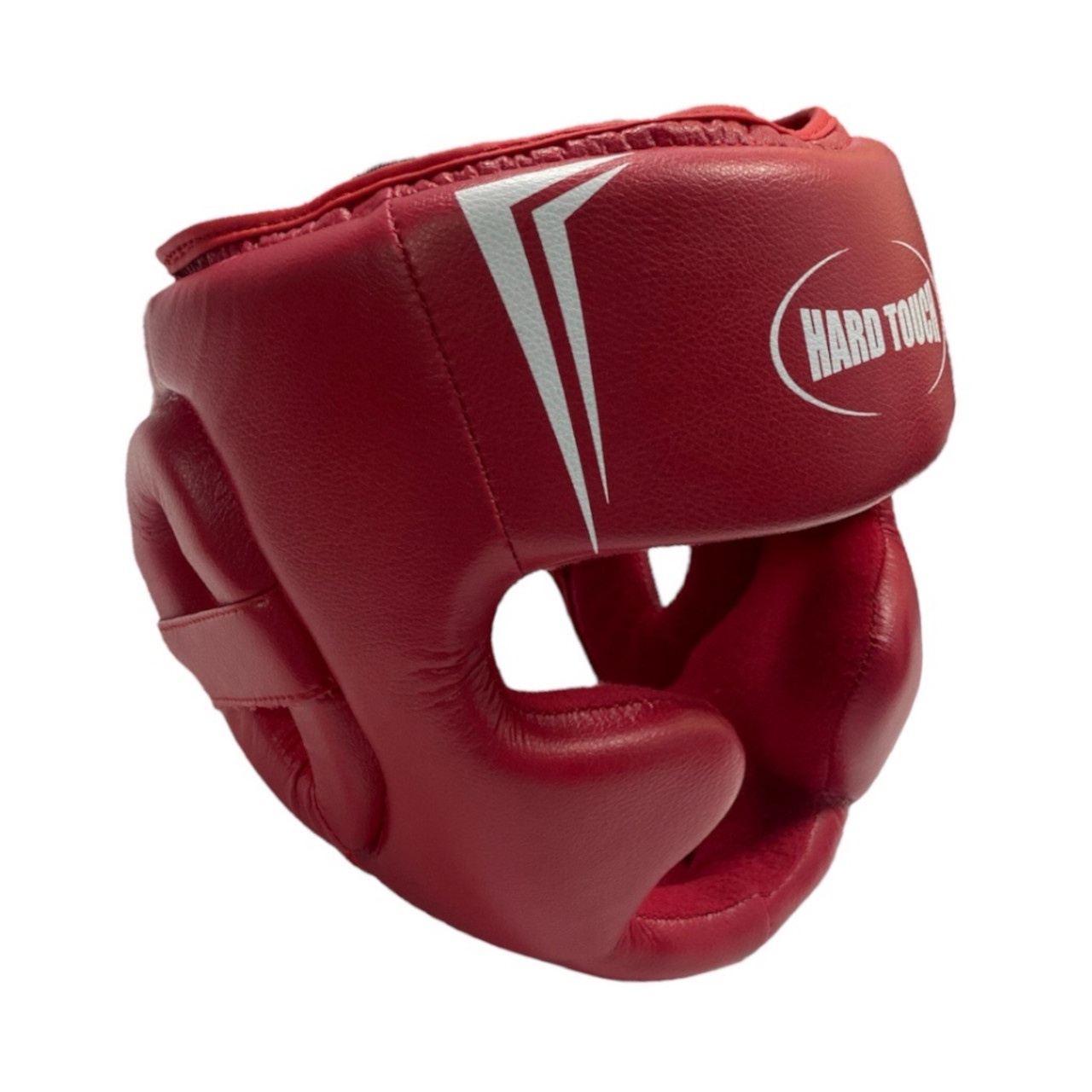 Шолом боксерський БЛИСКАВКА закритий HARD TOUCH PU розмір М червоний