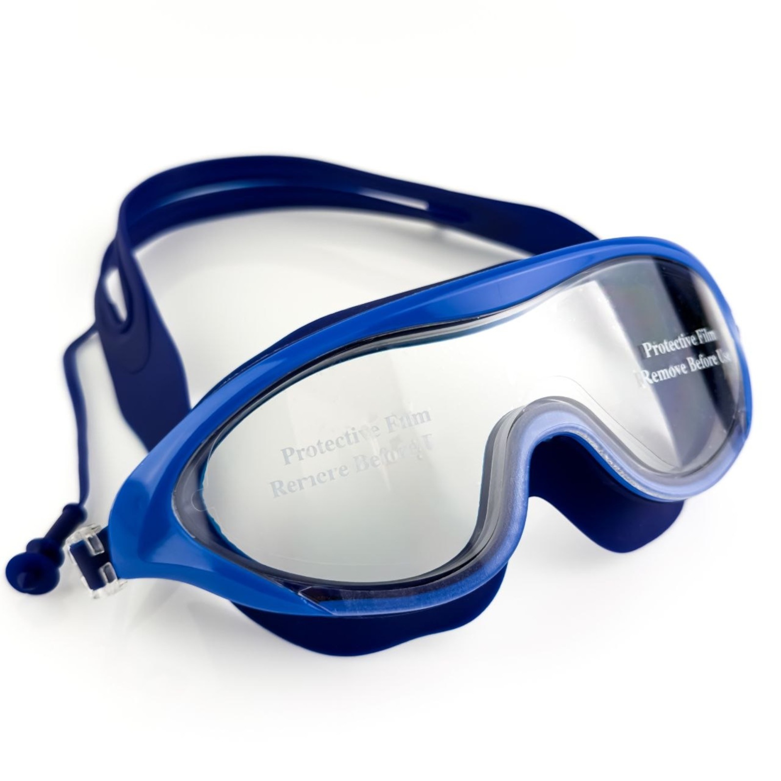 Окуляри-маска для плавання підліткові AF366-Blue+Blue