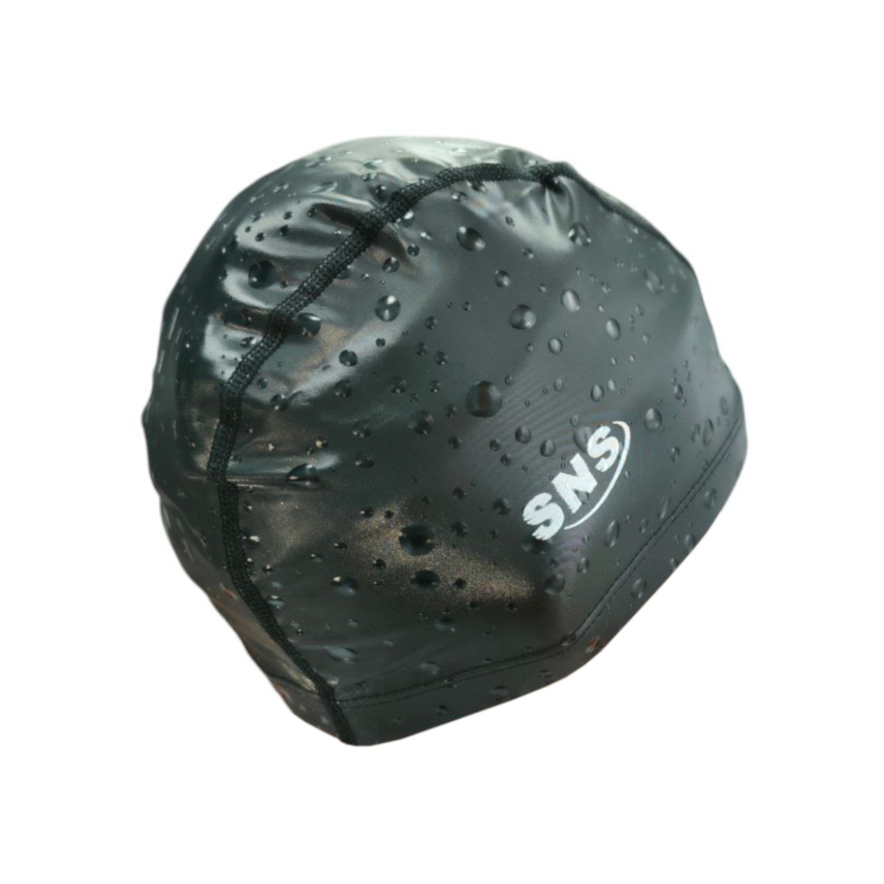 Шапочка для плавання SNS DROPS чорна PU-H5-black