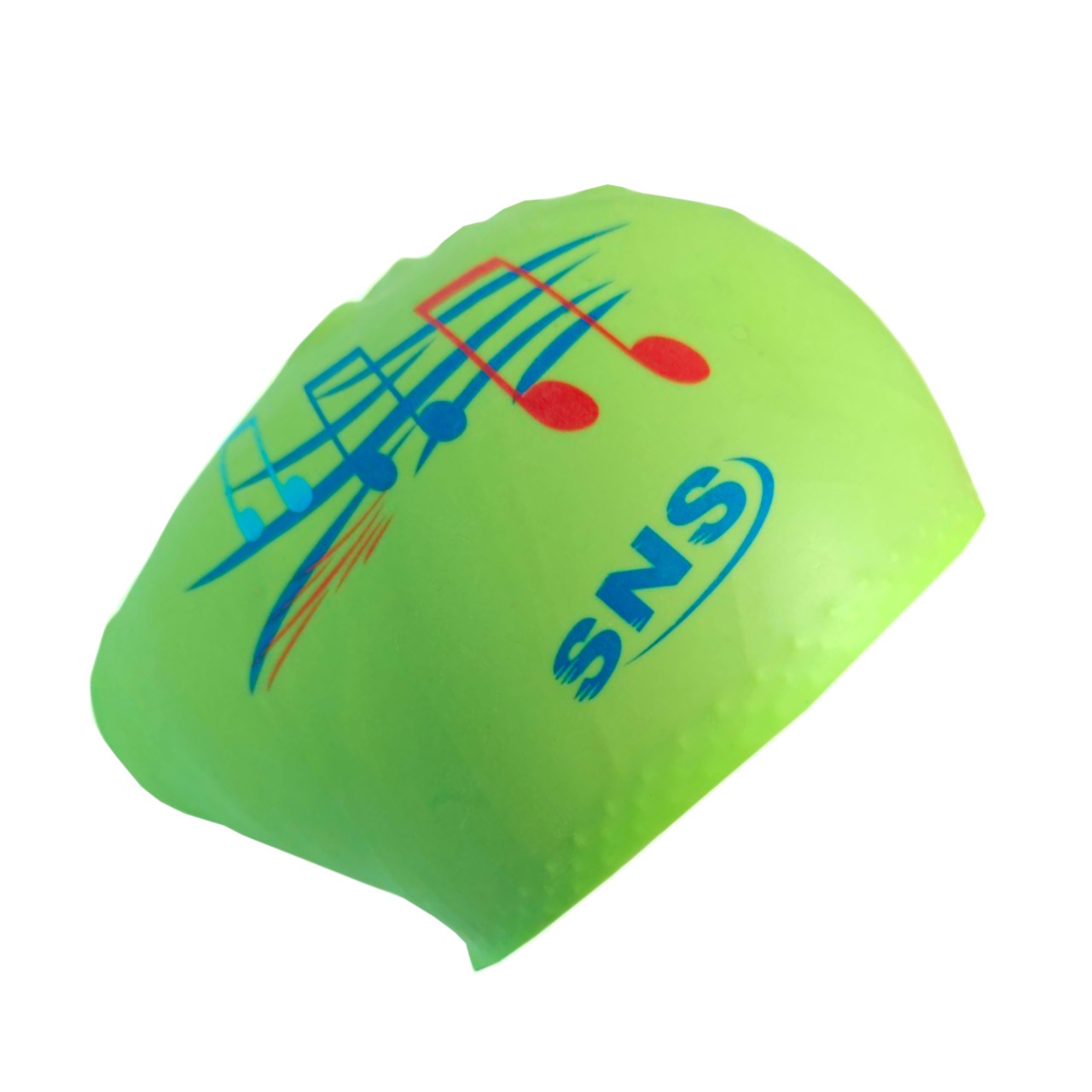 Шапочка для плавання для довгого волосся SNS KW-1СА light green music