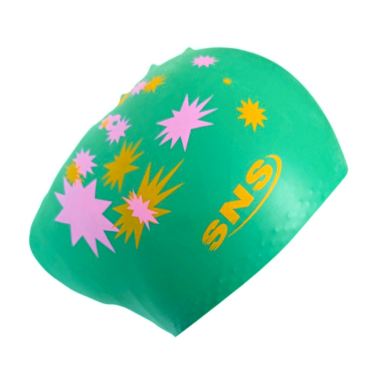 Шапочка для плавання для довгого волосся SNS KW-2З green galaxy
