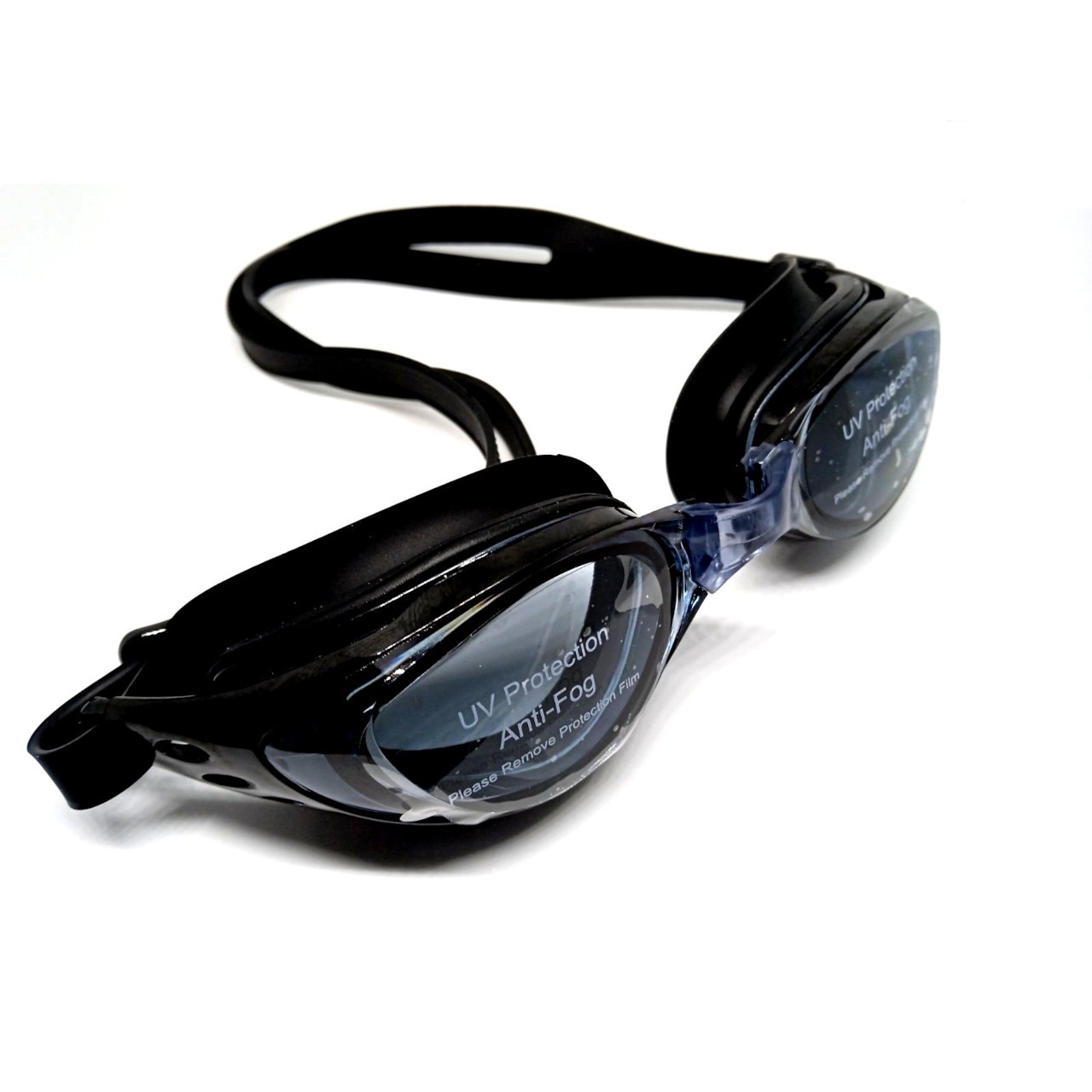Окуляри для плавання LEACCO SG603-black чорні